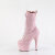 Pleaser ADORE-1040GR Botines de Plataforma de Lentejuelas de Hologramagrama Cromado en Rosa ahumado - Talla EU-35 / US-5