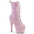 Pleaser ADORE-1040GR Botines de Plataforma de Lentejuelas de Hologramagrama Cromado en Rosa ahumado - Talla EU-40 / US-10