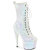 Pleaser ADORE-1040IG Botines de Plataforma con Brillo Blanco y Multicolor EU-36 / US-6