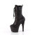 Pleaser ADORE-1040SPF Botines de Plataforma de Tela con Estampado de Serpiente Negro EU-37 / US-7