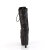 Pleaser ADORE-1040SPF Botines de Plataforma de Tela con Estampado de Serpiente Negro EU-37 / US-7