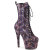 Pleaser ADORE-1040SPF Botines de Plataforma de Tela con Hologramagrama Metálico Rosa Multicolor EU-39 / US-9