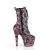 Pleaser ADORE-1040SPF Botines de Plataforma de Tela con Hologramagrama Metálico Rosa Multicolor EU-42 / US-12