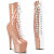 Pleaser ADORE-1040TT Botines de Plataforma de Charol Blanco Beige EU-38 / US-8