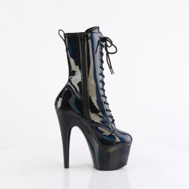 Pleaser ADORE-1040WR-HG Botines de Plataforma de Charol Negro Hologramagráfico EU-41 / US-11