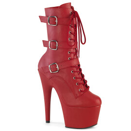 Pleaser ADORE-1043 Botines de Plataforma de Cuero...