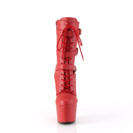 Pleaser ADORE-1043 Botines de Plataforma de Cuero...