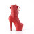 Pleaser ADORE-1043 Botines de Plataforma de Cuero Sintético Rojo EU-35 / US-5