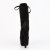 Pleaser ADORE-1045VEL Botines de Plataforma de Terciopelo Negro EU-36 / US-6