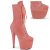 Pleaser ADORE-1045VEL Botines de Plataforma de Terciopelo Rosa EU-36 / US-6