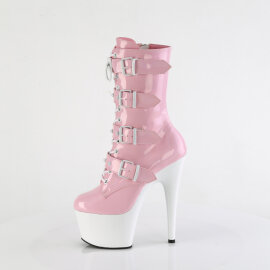 Pleaser ADORE-1046TT Botines con Plataforma de Charol Hologramagráfico rosa EU-36 / US-6