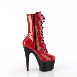 Pleaser ADORE-1046TT Botines con Plataforma de Charol Hologramagráfico Rojo EU-35 / US-5