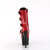 Pleaser ADORE-1046TT Botines con Plataforma de Charol Hologramagráfico Rojo EU-35 / US-5