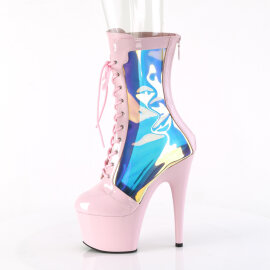 Pleaser ADORE-1047 Botines con Plataforma de Charol Hologramagráfico rosa EU-40 / US-10