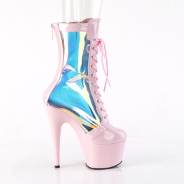 Pleaser ADORE-1047 Botines con Plataforma de Charol Hologramagráfico rosa EU-42 / US-12