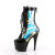 Pleaser ADORE-1047 Botines de Plataforma de Charol Negro Hologramagráfico EU-42 / US-12