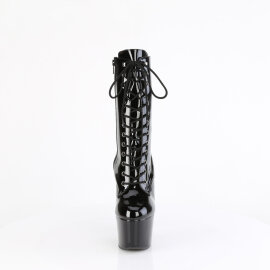Pleaser ADORE-1049WR Botines de Plataforma en Charol Negro EU-36 / US-6