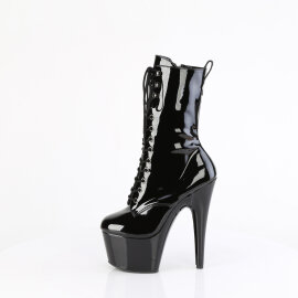 Pleaser ADORE-1049WR Botines de Plataforma en Charol Negro EU-36 / US-6