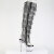 Pleaser ADORE-3019C-RSF Botas Altas de Plataforma por encima de la rodilla Transparentes con Pedrería Negros EU-36 / US-6