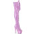 Pleaser ADORE-3020GP Botas altas de Plataforma sobre la rodilla de Charol con purpurina Lila EU-36 / US-6