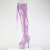 Pleaser ADORE-3021GP Botas de Plataforma sobre la Rodilla de Charol con Purpurina Lila EU-35 / US-5