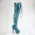 Pleaser ADORE-3021GP Botas de Plataforma sobre la Rodilla de Charol con Purpurina Verde Azul EU-35 / US-5