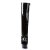 Pleaser Bota DELIGHT-2018 Negro Charol EU-42 / US-12