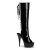 Pleaser Bota DELIGHT-2018 Negro Charol EU-36 / US-6