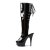 Pleaser Bota DELIGHT-2018 Negro Charol EU-36 / US-6