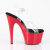 Pleaser ADORE-708 Sandalias de Plataforma Transparente Rojo EU-39 / US-9