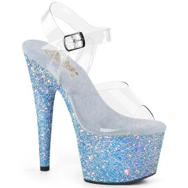 Pleaser ADORE-708LG Sandalias de Plataforma Transparentes...