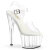 Pleaser ADORE-708VL Sandalias de Plataforma Transparentes EU-35 / US-5
