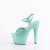 Pleaser ADORE-709GP Sandalias de Plataforma de Charol y Purpurina Verde Azulado EU-37 / US-7