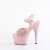 Pleaser ADORE-709GP Sandalias de Plataforma con Tacón Alto de Charol y Purpurina Rosa EU-37 / US-7