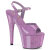 Pleaser ADORE-709GP Sandalias de Plataforma con Brillo de Charol y Lentejuelas en Lila Tono Claro EU-40 / US-10