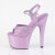 Pleaser ADORE-709GP Sandalias de Plataforma con Brillo de Charol y Lentejuelas en Lila Tono Claro EU-40 / US-10