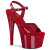Pleaser ADORE-709GP Plataforma Sandalias de Tacón Alto Charol Brillante Rojo EU-35 / US-5
