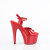 Pleaser ADORE-709GP Plataforma Sandalias de Tacón Alto Charol Brillante Rojo EU-35 / US-5