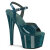 Pleaser ADORE-709GP Plataforma Sandalias de Tacón Alto Charol Brillante Verde EU-35 / US-5