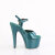 Pleaser ADORE-709GP Plataforma Sandalias de Tacón Alto Charol Brillante Verde EU-35 / US-5