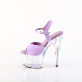 Pleaser ADORE-709HT Plataforma Sandalias de Tacón Alto Holograma Rosa Lila Ahumado EU-35 / US-5