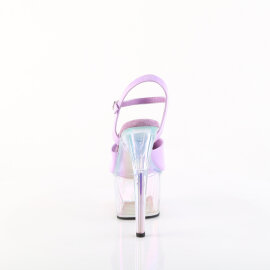 Pleaser ADORE-709HT Plataforma Sandalias de Tacón Alto Holograma Rosa Lila Ahumado EU-35 / US-5