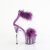 Pleaser ADORE-724F Sandalias de Plataforma Transparentes Lila EU-37 / US-7