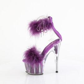 Pleaser ADORE-724F Sandalias de Plataforma Transparentes Lila EU-43 / US-13