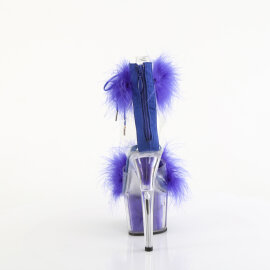 Pleaser ADORE-724F Sandalias de Plataforma Transparentes Azul EU-35 / US-5