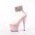 Pleaser ADORE-724RS Sandalias de Plataforma Transparentes con Pedrería Rosados EU-35 / US-5