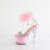 Pleaser ADORE-727F Sandalias de Plataforma Transparentes Rosa Tono Claro EU-37 / US-7