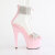 Pleaser ADORE-727RS Sandalias de Plataforma Transparentes con Pedrería Rosados EU-37 / US-7