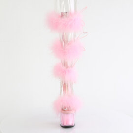 Pleaser ADORE-728F Sandalias de Plataforma transparente...