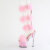 Pleaser ADORE-728F Sandalias de Plataforma transparente en rosa transparente talla EU-35 / US-5